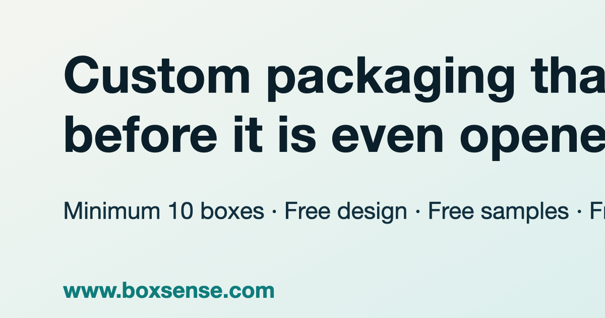 Custom Display Boxes: Printed, From 10 Units | Box Sense